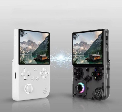 ANBERNIC RG40XXV Spielekonsole, 32 GB und 64 GB, weiß