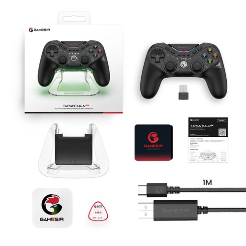 GameSir Tarantula Pro Gaming Controller Black Bundle Edition