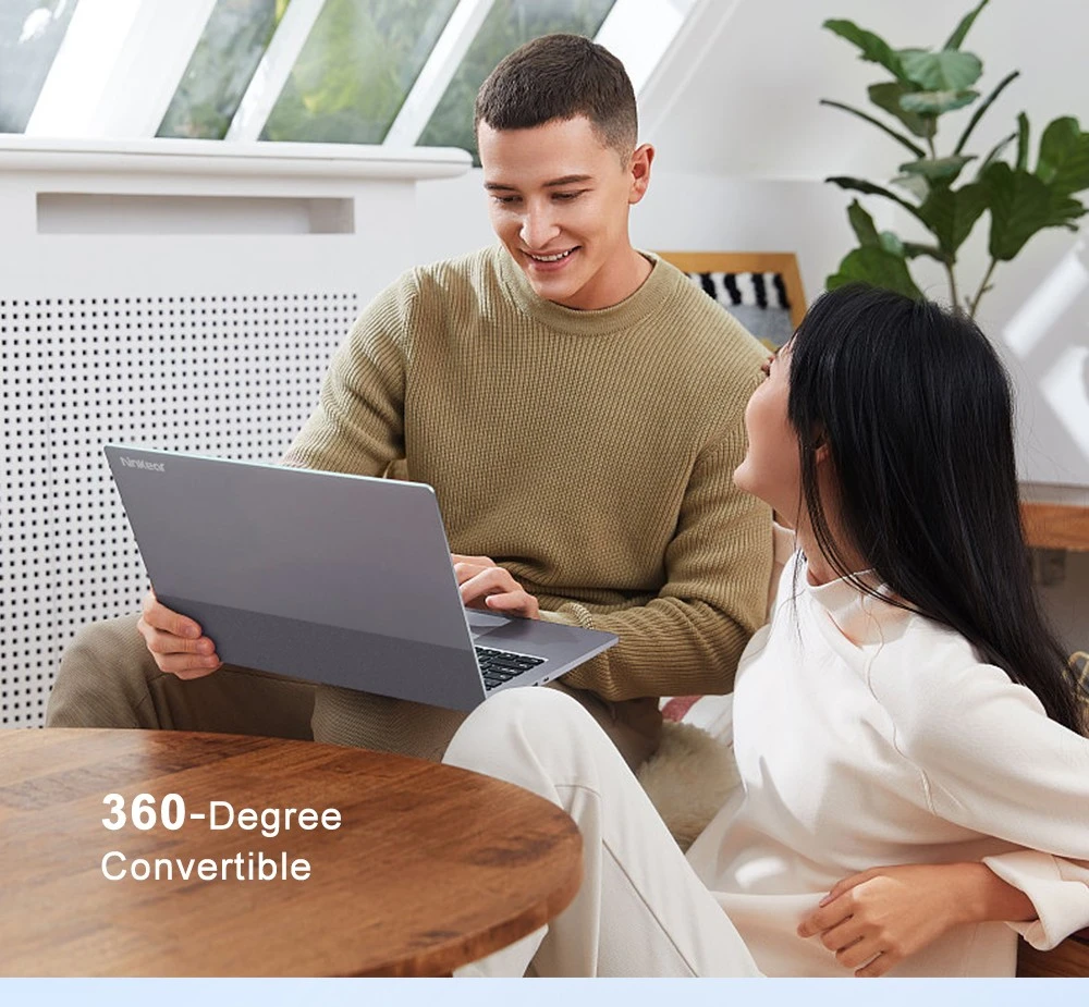 Ninkear YBOOK15 2-σε-1 Laptop, 360 ° Flip 15.6-ιντσών 1920 * 1080 οθόνη αφής, AMD Ryzen 3 3200U 2 πυρήνες Max 3.5GHz, 16GB RAM 512GB SSD, 2.4/5GHz WiFi Bluetooth 4.2, 1 * USB3.0, 2 * USB2.0, 1 * Type-C (μόνο δεδομένα), 1 * HDMI, 1 * RJ45, 1 * υποδοχή ακουστικών, μπαταρία 38Wh