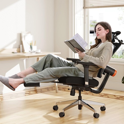 NEWTRAL MagicH-BPro Ergonomic Chair with Footrest Black