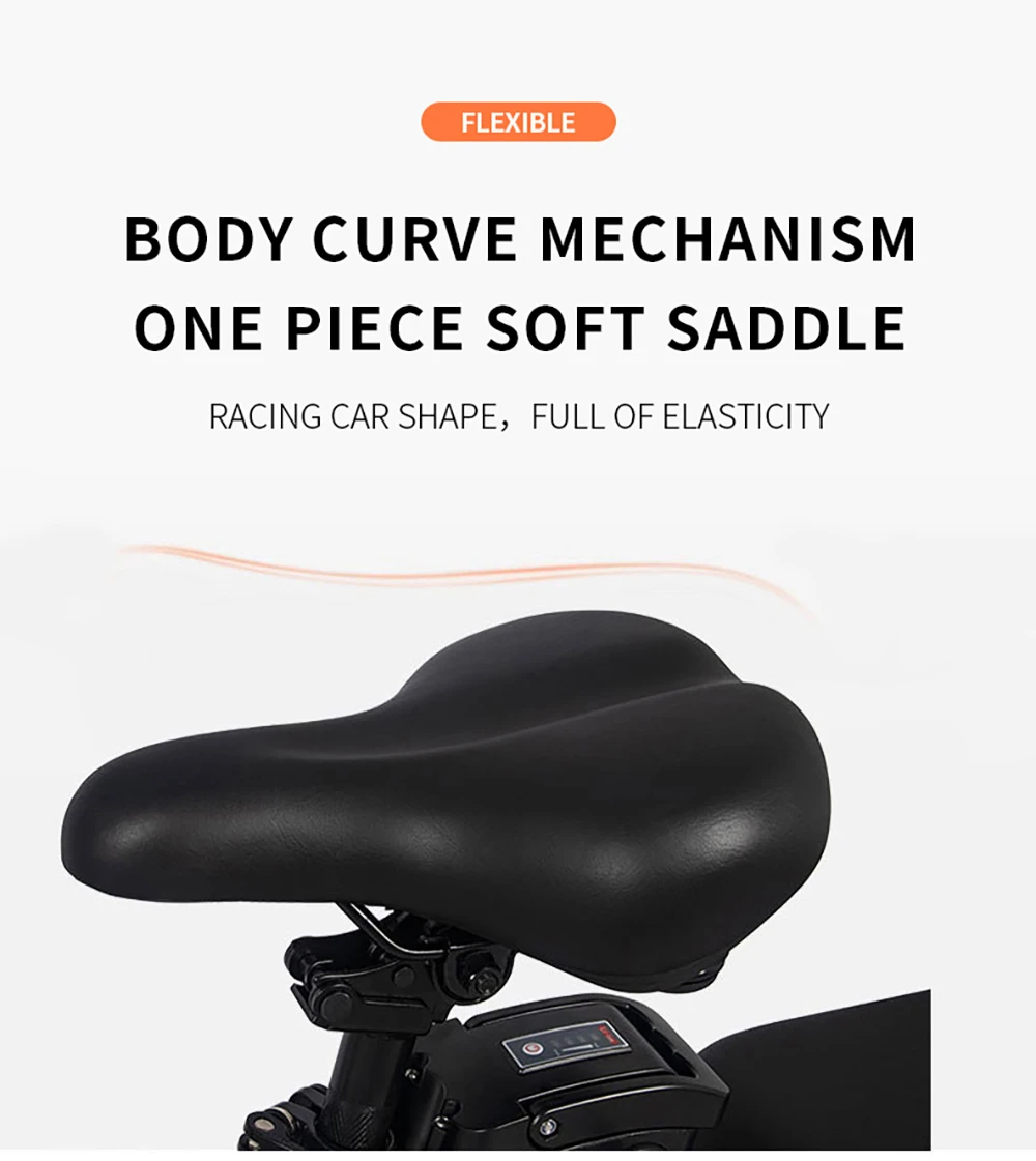 Vélo électrique pliable AVAKA BZ20 PLUS, pneus larges de 20 x 3 pouces, moteur sans balais de 500 W, vitesse maximale de 25 km/h, batterie 48 V 18,2 Ah, autonomie de 100 km, charge maximale de 120 kg, double frein à disque, transmission Shimano 7 vitesses, étanchéité IP54, écran LCD, roue monobloc - Noir