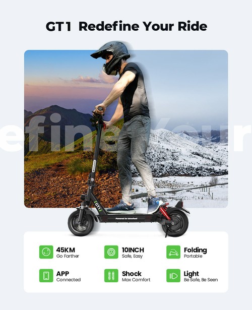 エメラルド　big into energy 4個 isinwheel GT1 Electric Scooter 800W 48V 10Ah