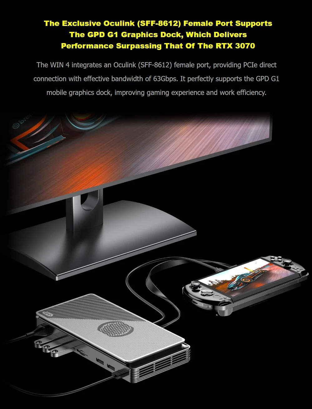 GPD WIN 4 (2025) Handheld Game Laptop, AMD Ryzen AI 9 HX 370 12 Cores Max 5.1GHz, 32GB RAM 2TB SSD, WiFi 6E Bluetooth 5.3, 1*USB4, 1*Full-featured USB 3.2 Type-C, 1*Charging Only USB 3.2 Type-C, 1*Oculink, 3*USB 3.2, 1*HDMI 2.0, 1*RJ45 - US Plug