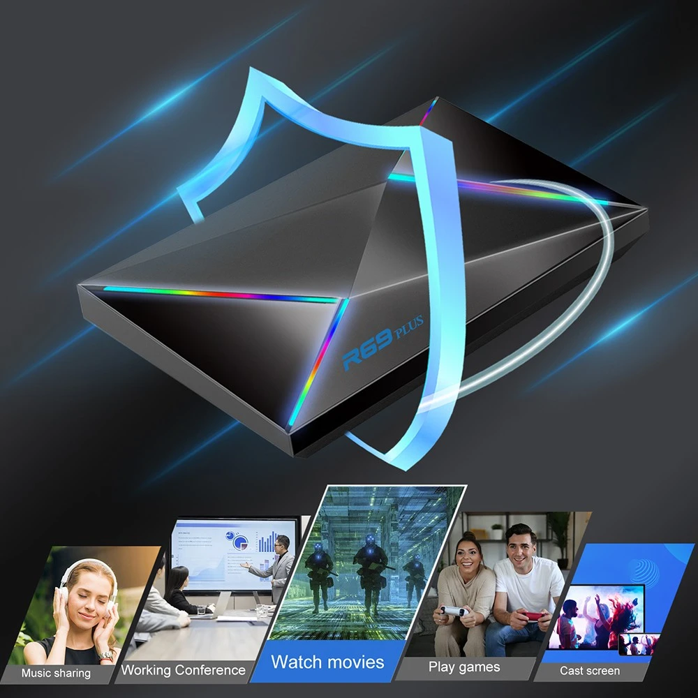 Android14 TV BOX R69 plus