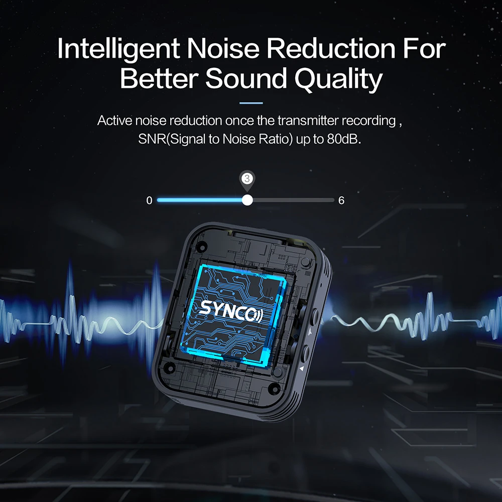 SYNCO G2A2 Pro Wireless Lavalier Microphone