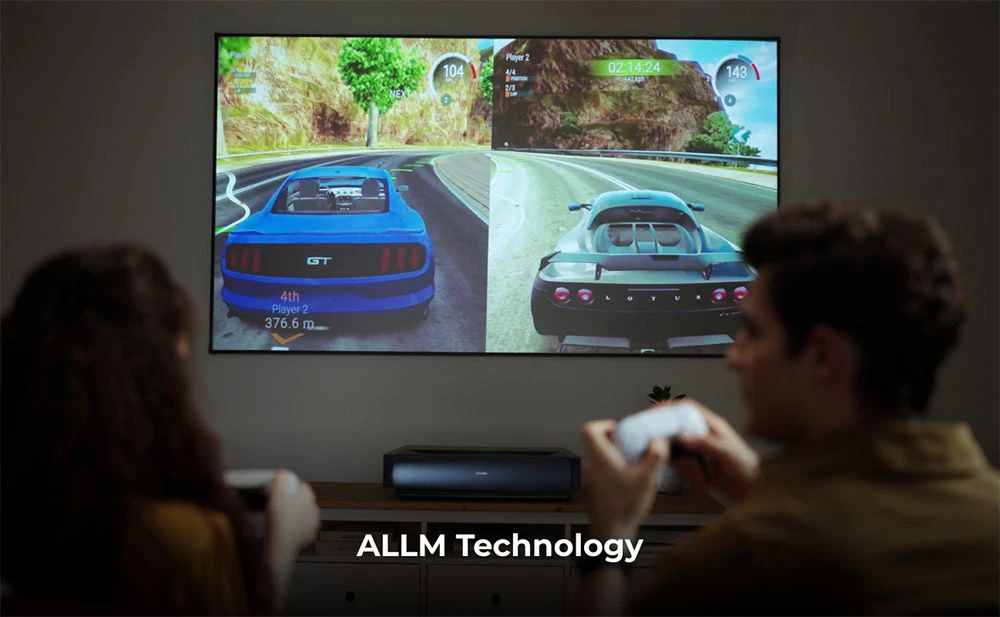 TV laser Ultimea Thor T60, 4000 ANSI, Dolby Atmos e Dolby Vision, risoluzione nativa 4K, HDR 10, contrasto 4000:1, calibrazione a 8 punti, Android TV 11 - Spina UE