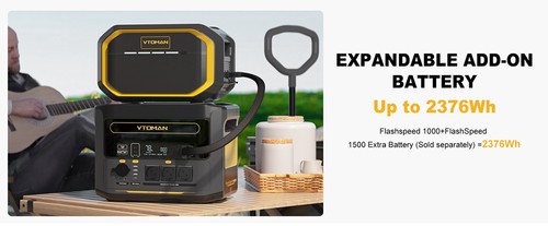 VTOMAN Flashspeed 1000W 828Wh Portable Power Station