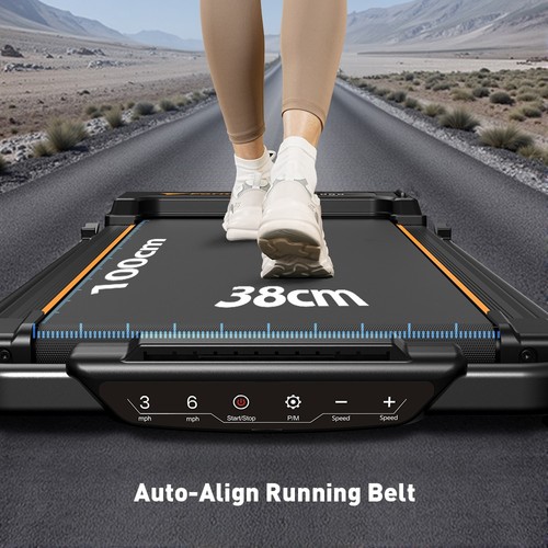 Tapis de Course Electrique Pliable 2 en 1 Contrôlé par APP 12 Km/H avec