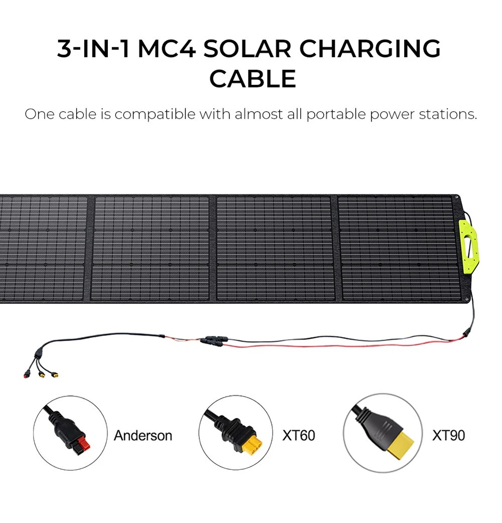 Ampace Andes 1500 Portable Power Station 1462Wh + 1x SP200 200W Foldable Solar Panel