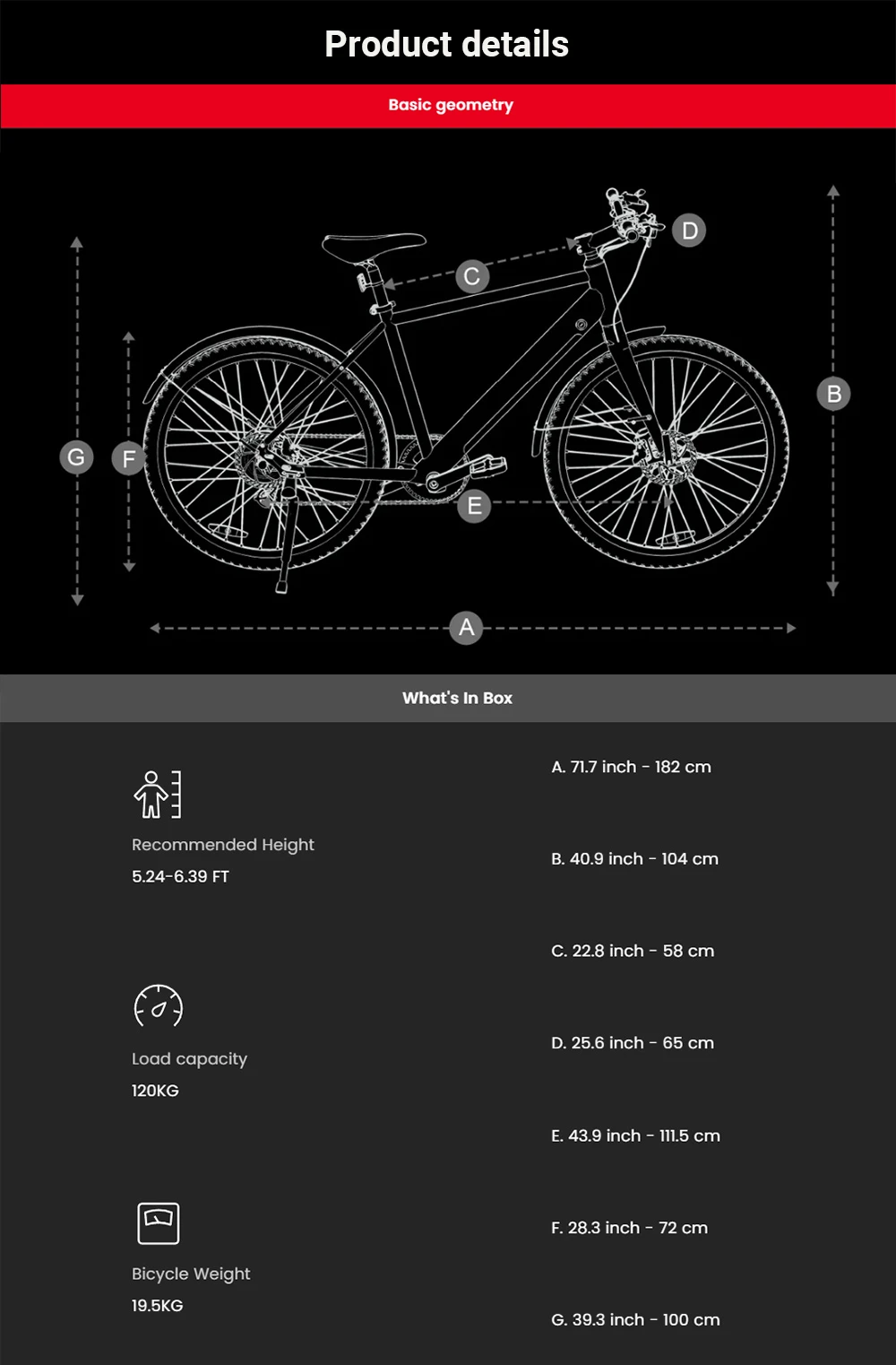 DYU Stroll 1 Electric Bike, 250W Motor, 36V 9Ah Battery, 700*38C CST Tire, 25km/h Max Speed, 100km Range, Dual Hydraulic Disc Brake, Shimano 7-speed, LED Display - Black