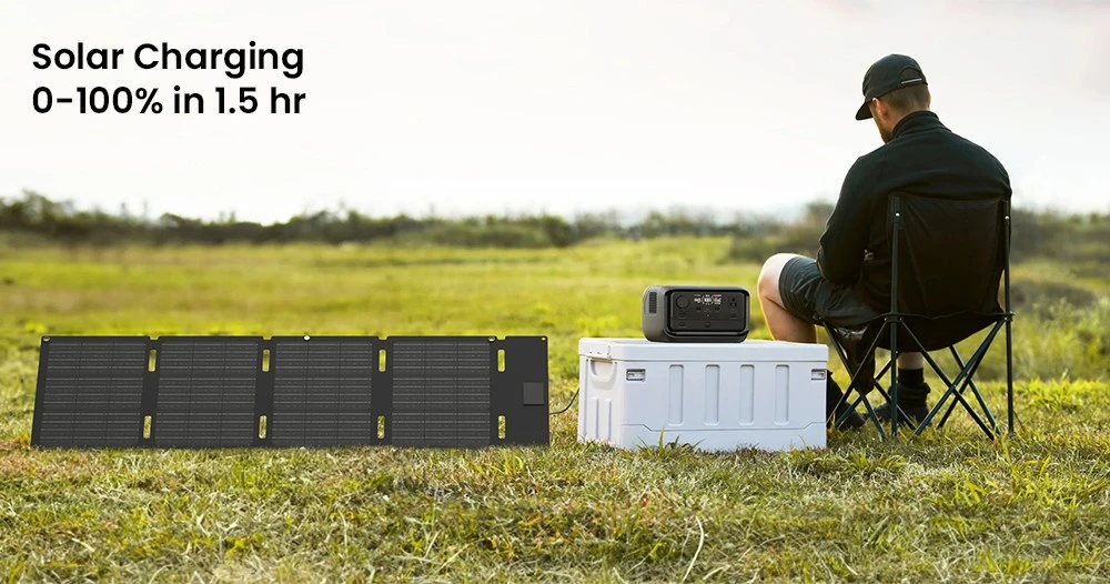 EcoFlow RIVER 3 Plus Portable Power Station, 286Wh LiFePO4 Battery, 600W Up to 1200W AC Output, 7 Outlets, <10ms UPS & <30dB Noise, Expandable to 858Wh, App Control, 1h Fast Charging Solar Generator for Outdoor Camping/RV/Home Use