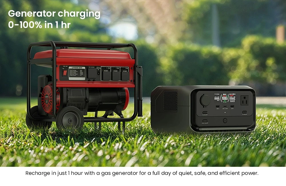 EcoFlow RIVER 3 Plus Portable Power Station, 286Wh LiFePO4 Battery, 600W Up to 1200W AC Output, 7 Outlets, <10ms UPS & <30dB Noise, Expandable to 858Wh, App Control, 1h Fast Charging Solar Generator for Outdoor Camping/RV/Home Use