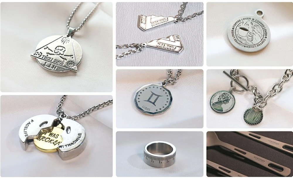 Machine de marquage laser Gweike Cloud G2 MAX 50 W, vitesse de 15 000 mm/s, précision de 0,001 mm, 150 mm x 150 mm, gravure de 5 mm de profondeur, plus de 90 couleurs, GWEIKE Glaser/LightBurn, compatible avec les rouleaux rotatifs