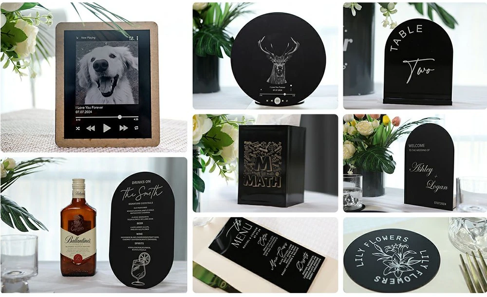 Machine de marquage laser Gweike Cloud G2 MAX 50 W, vitesse de 15 000 mm/s, précision de 0,001 mm, 150 mm x 150 mm, gravure de 5 mm de profondeur, plus de 90 couleurs, GWEIKE Glaser/LightBurn, compatible avec les rouleaux rotatifs