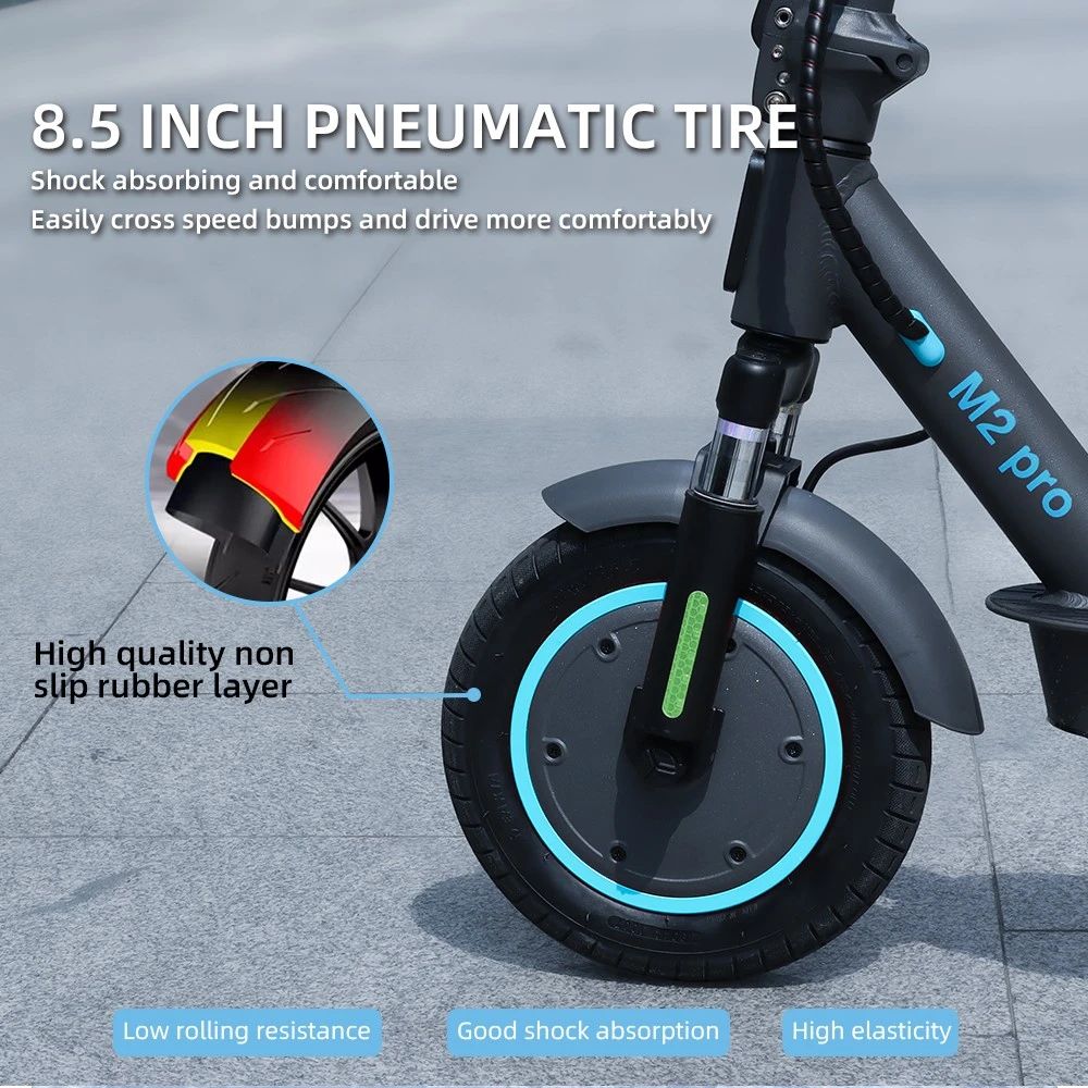 HONEYWHALE M2 Pro Electric Scooter, 500W Motor, 36V 10.4Ah Battery, 8.5-inch Tire, 32km/h Max Speed, 30km Range, E-ABS Brake & Disc Brake, Front & Rear Shock Absorption