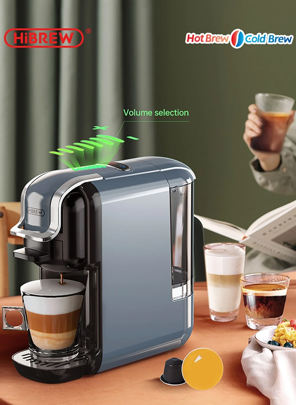 HiBREW H2B – Többkapszulás kompatibilitás