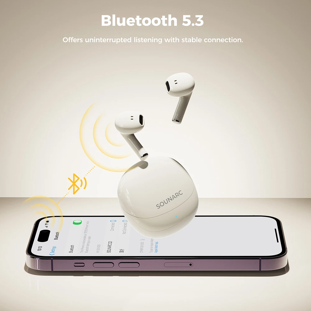 SOUNARC Q3 Bluetooth fülhallgató mélybasszussal és vízálló kialakítással