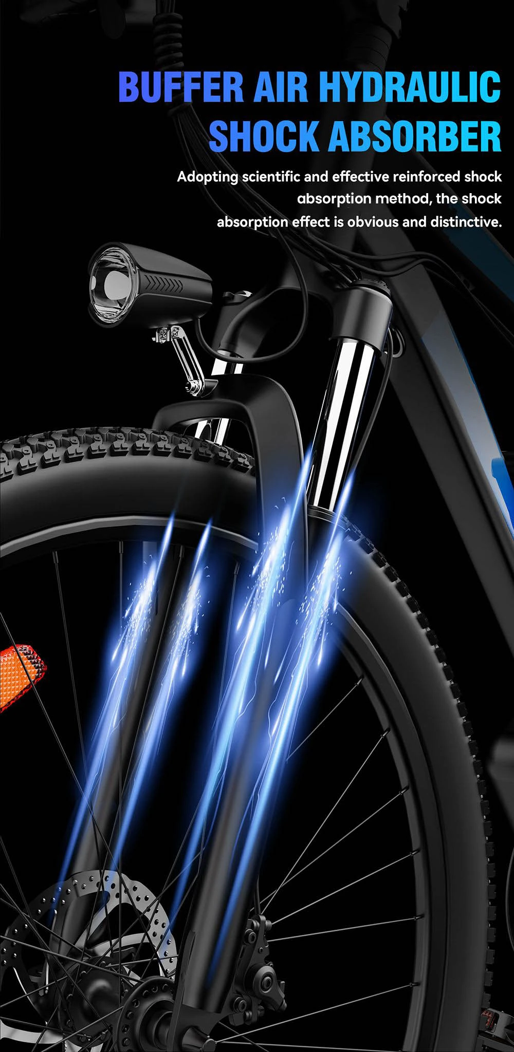 Ridstar S29 Pro Electric Bike, 1000W Motor, 48V 15.6AH Battery, 29*2.1-inch Tires, 25km/h Max Speed, 60km Range, Mechanical Disc Brake, Front Shock Absorption, Shimano 21-speed