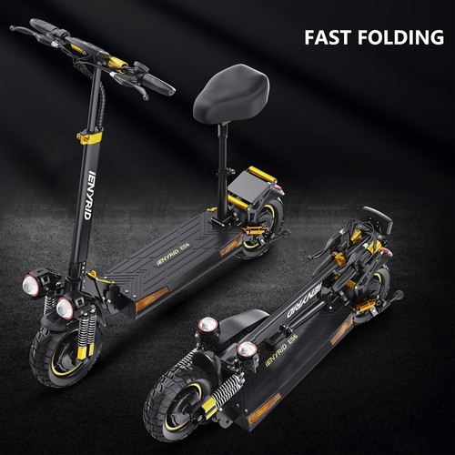 iENYRID ES6 Electric Scooter, 1000W*2 Motor, 48V 20.8Ah Battery, 10 inch Off-Road Tires, 55km/h Max Speed, 55km Range, Dual Disc Brakes, Spring Shock Absorber