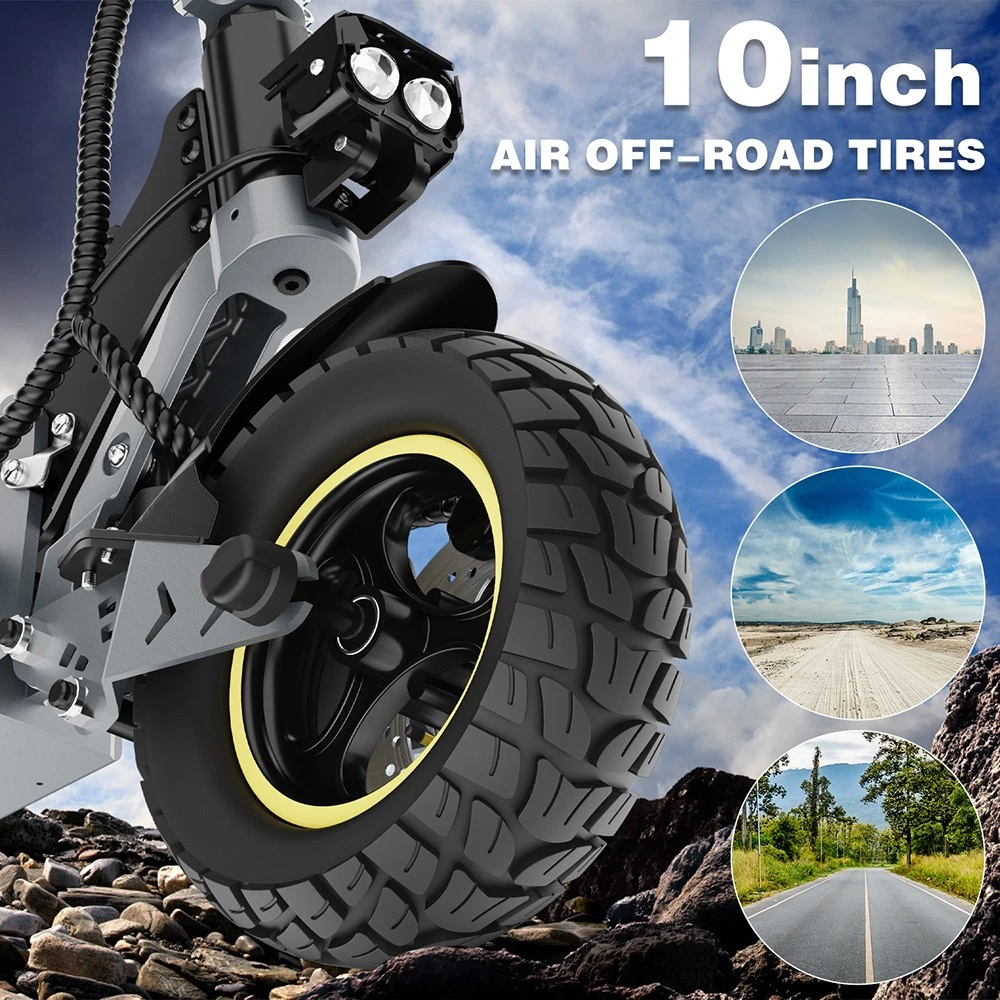 iENYRID S1 Scooter electric, 250W Motor, 48V 15Ah Baterie, 10 inch anvelope off-road, 25km/h Viteză maximă, 40km, Dual Disc Frâne, Suspensie hidraulică frontală și spate, Afișaj LCD