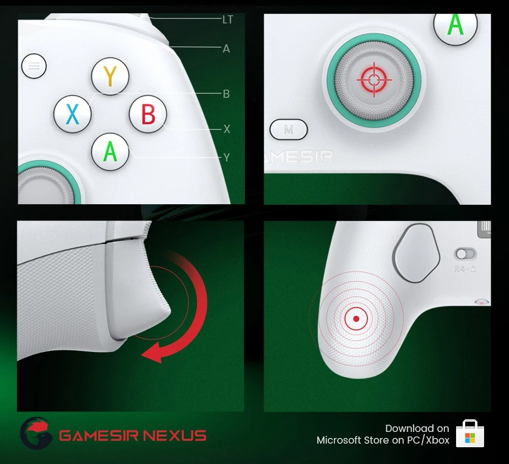 [Xbox Certified] Gamesir G7 SE Wired Controller with Hall Effect sticks and 1-month free XGPU