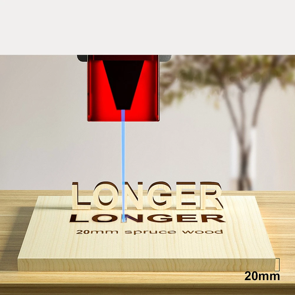 LONGER RAY5 10W-os lézergravírozó érintőképernyős vezérlése