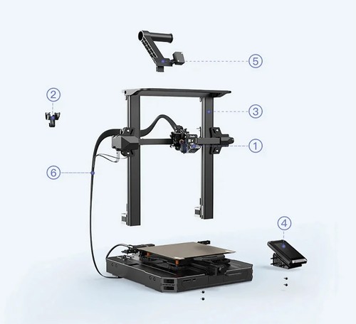Creality　Ender3 S1 pro Brand New Creality Ender-3 S1 Pro 3D Printer, 2022 Upgraded