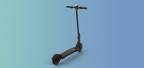 KuKirin S1 Max Foldable Electric Scooter, 350W Motor, 36V 10.4Ah Battery, 8-inch Tires, Taillight 39km Range, Spring Shock Absorption, Big Display, 15-degree slope, IP54 Waterproof Safety folding buckle
