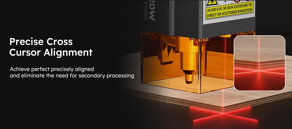 AtomStack A20 Pro V2 20W Laser Engraver, 400mm/s High Speed, 0.01mm Precision, 0.08 x 0.1mm Spot, 400*365mm