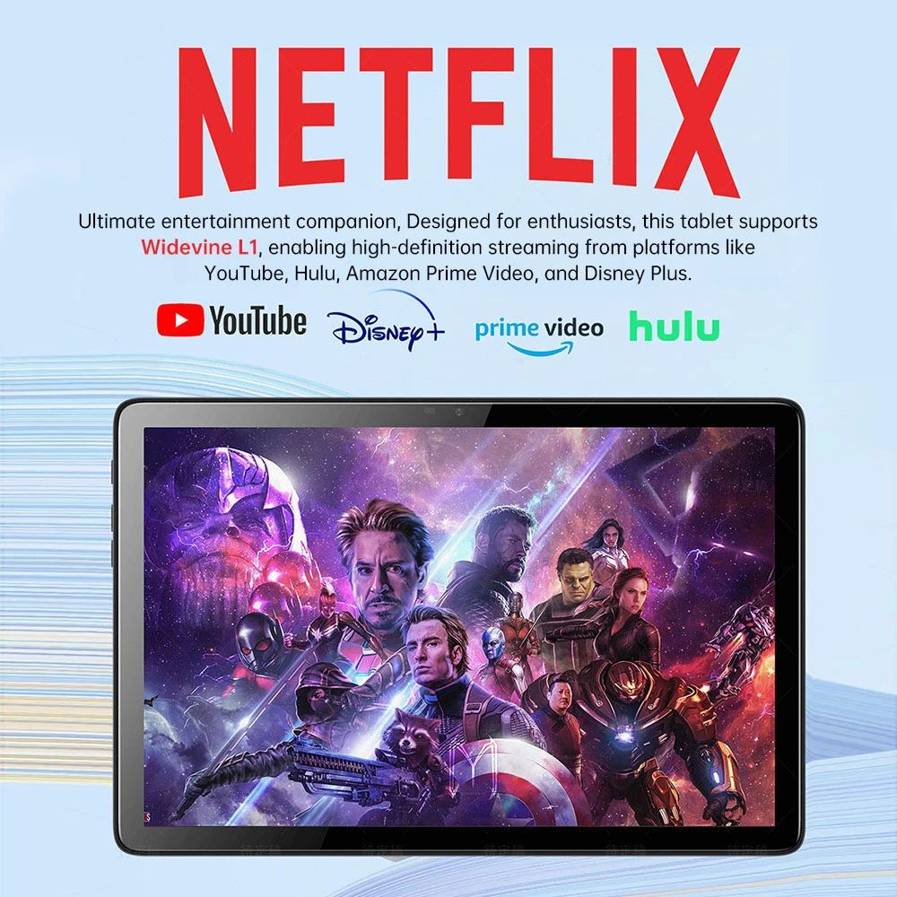 Tablette Android 14 G-tab T11, écran IPS 10,1 pouces 1280 x 800, processeur Unisoc T606 8 cœurs, 1,6 GHz max., 8 Go de RAM (4 Go + 4 Go d'extension), 128 Go de ROM, Wi-Fi 2,4/5 GHz, Bluetooth 5.0, batterie 6580 mAh, appareil photo 8 Mpx + 13 Mpx, double connectivité 4G LTE, Widevine L1 - Gris