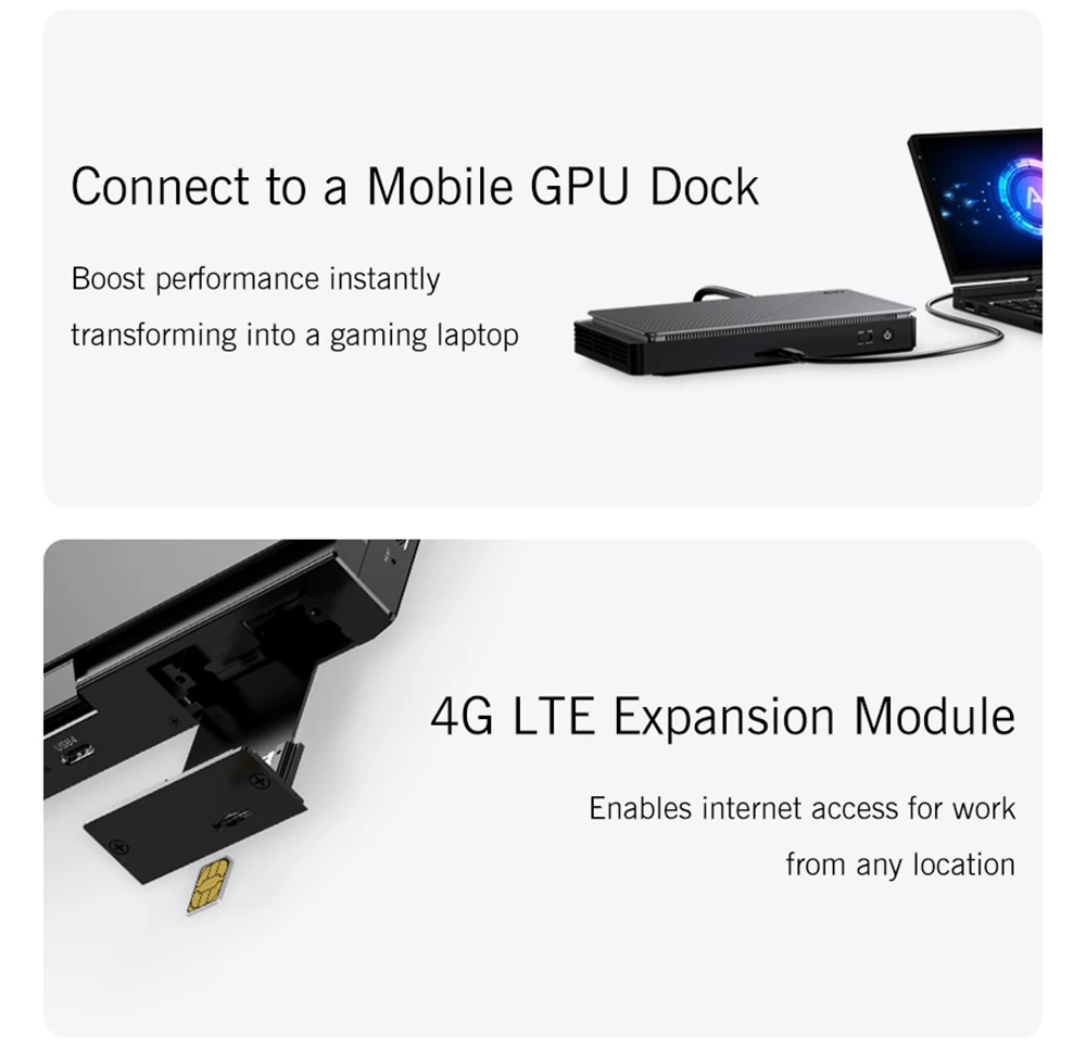 GPD Pocket 4 Handheld Laptop, 8.8'' 2560*1600 Touchscreen, 144Hz Refresh Rate, AMD Ryzen AI 9 HX 370 12 Cores Max 5.1GHz, 32GB RAM 2TB SSD, WiFi6E Bluetooth5.3, 1*USB4, 1*HDMI, 1*Full-Featured USB-C, 1*USB3.2, 1*USB2.0, 1*microSD, 1*RJ45 - US Plug