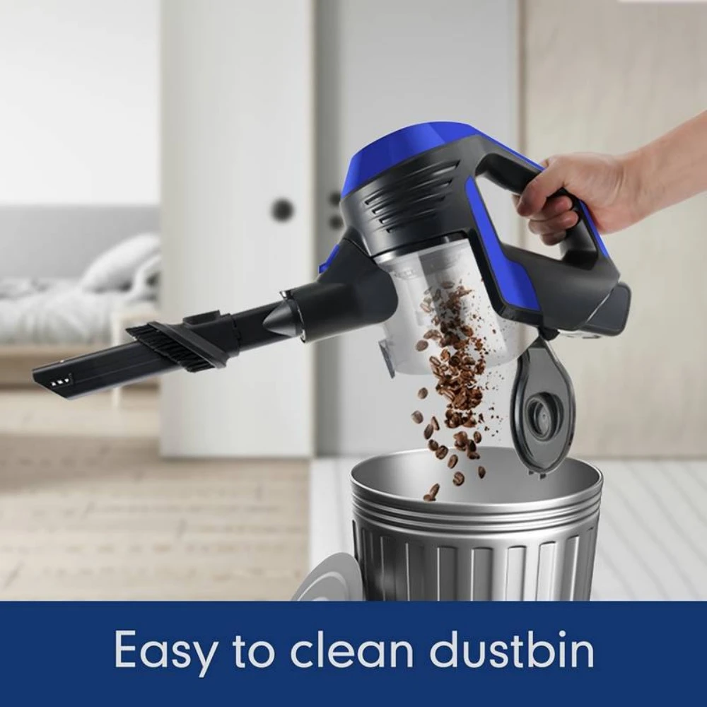 MOOSOO XC1 Cordless Vacuum Cleaner, 20kPa Suction, with LED Display, Max. 45min Runtime, 6 In 1 High Suction Stick Vacuum Cleaner with Wall Mount Charger, for Hard Floor Pet Hair Carpet, Home & Car Use