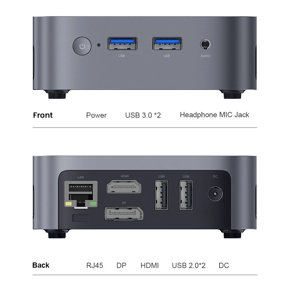 Ninkear MBOX 11 mini PC irodai környezetben