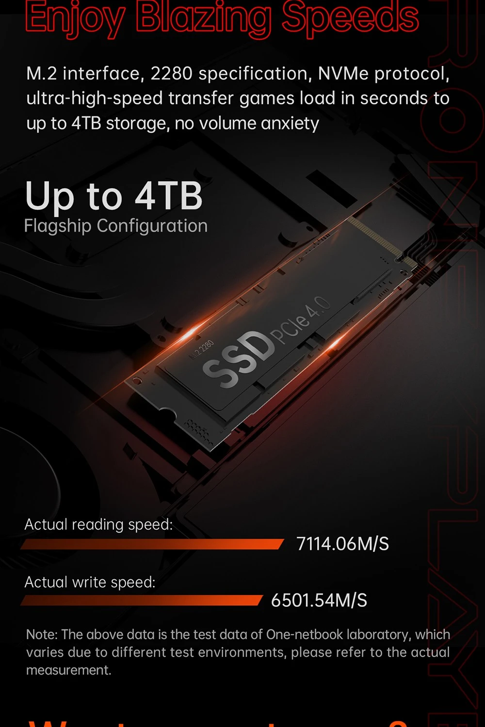 One Netbook OneXPlayer X1 Pro Handheld Gaming PC, AMD Ryzen AI 9 HX 370 12 Cores Max 5.1GHz, 10.95'' 2560*1600 120Hz LTPS Screen, 32GB LPDDR5x 7500MHz RAM 2TB SSD, 2*USB-C, 1*USB3.2, 1*TF Card, 1* Oculink, 1*3.5mm Audio, Harman Sound System - EU Plug