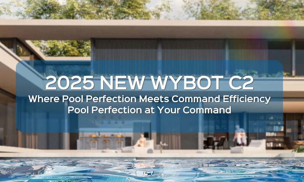 WYBOT C2 Akku-Pool-Roboter-Staubsauger, Wand- und Wasserlinienreinigung, doppelte Reinigungsfilterung, f&uuml;r Einbaupools bis zu 230 m&sup2;, Schwarz/Gr&uuml;n