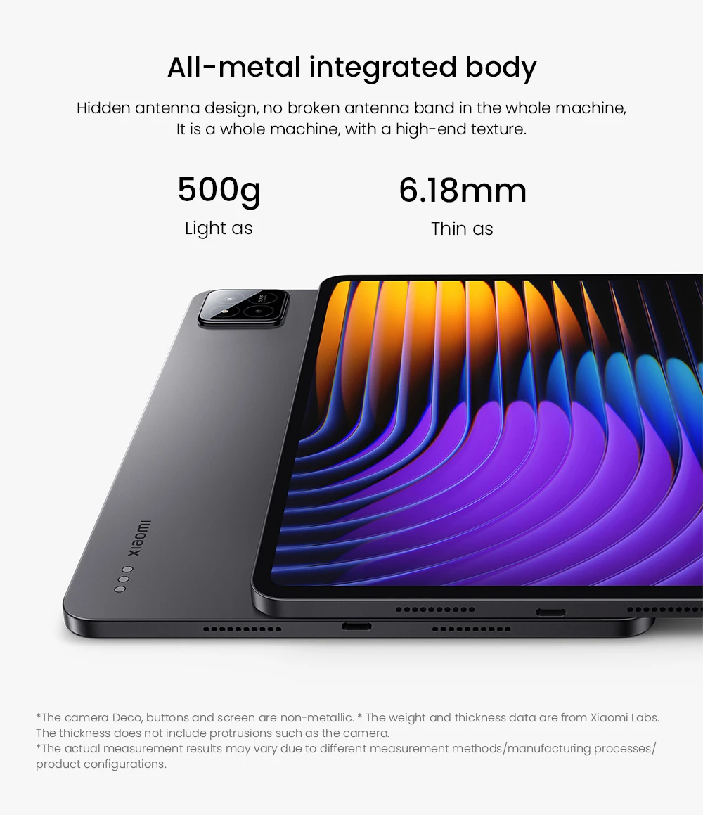 Xiaomi Pad 7 Pro Tablet Chinese Version, 11.2 inch 3200*2136 Screen, Snapdragon 8s 8 Core Max 3.0GHz, 12GB RAM 512GB ROM, 8850mAh Battery, WiFi 7, 50MP+32MP Camera - Black