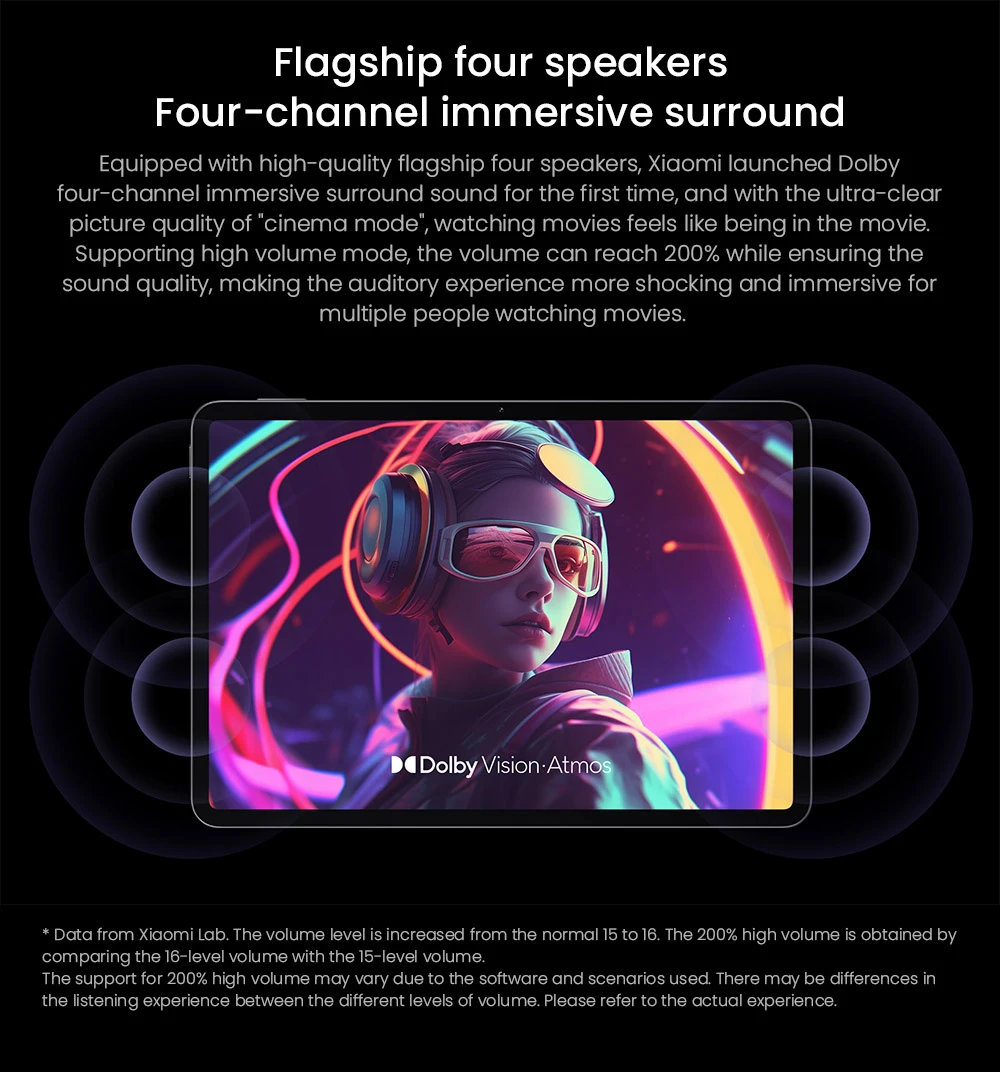 Xiaomi Pad 7 Pro Tablet Chinese Version, 11.2 inch 3200*2136 Screen, Snapdragon 8s 8 Core Max 3.0GHz, 12GB RAM 512GB ROM, 8850mAh Battery, WiFi 7, 50MP+32MP Camera - Black