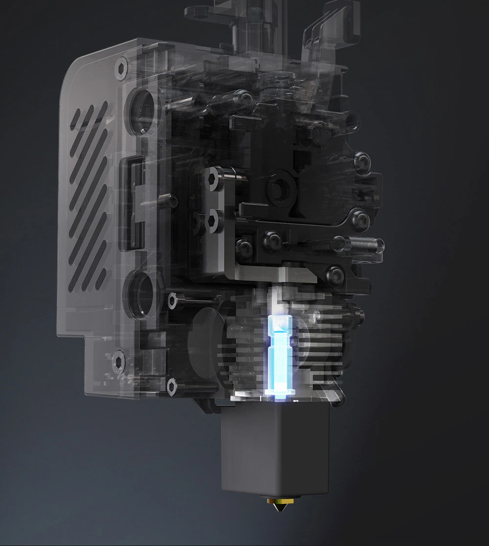 Imprimante 3D ANYCUBIC KOBRA S1 COMBO, impression 8 couleurs éclatantes, vitesse ultra-rapide de 600 mm/s, mise à niveau automatique, tête d'impression 320 °C, ultra-silencieuse 44 dB, construction CoreXY, 250 x 250 x 250 mm