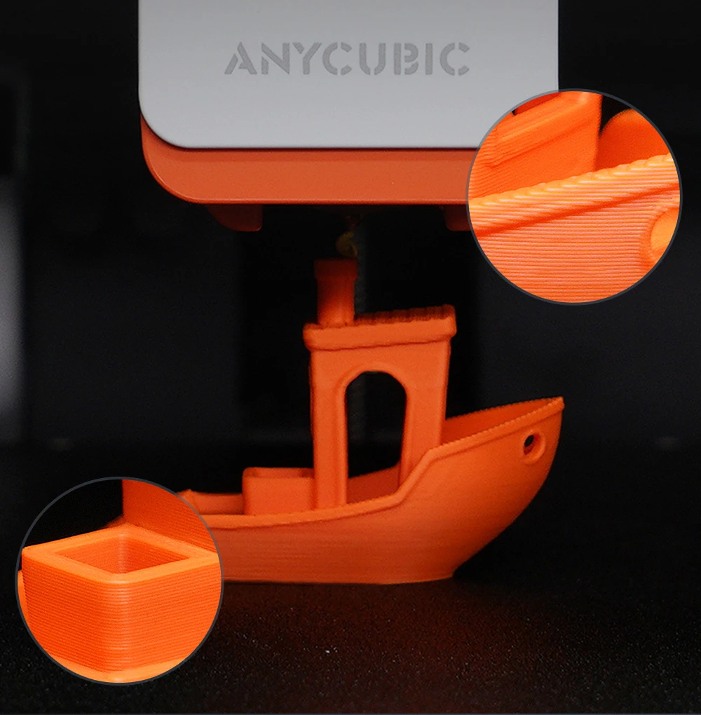 Imprimante 3D ANYCUBIC KOBRA S1 COMBO, impression 8 couleurs éclatantes, vitesse ultra-rapide de 600 mm/s, mise à niveau automatique, tête d'impression 320 °C, ultra-silencieuse 44 dB, construction CoreXY, 250 x 250 x 250 mm
