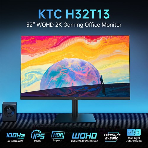 KTC製ゲーム用32インチ WQHD(2560x1440)H32T13 KTC 32インチ モニター WQHD 100Hz H32T13 IPS｜Yahoo!フリマ