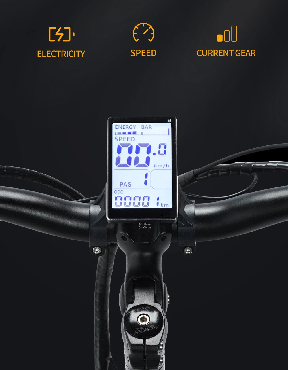 Ridstar H20 Folding Electric Bike, 1000W Motor, 48V 15AH Battery, 20*4.0inch Fat Tires, 45km/h Max Speed, 80km Max Range, Shimano 7-speed, Dual Disc Brakes, Front & Rear Dual Hydraulic Suspension