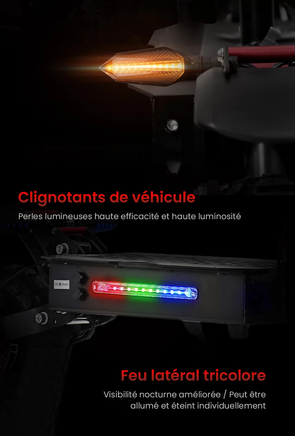 Trottinette électrique BOYUEDA S3-11, moteur 2*3000W, batterie 60V 38AH, pneu 11 pouces, vitesse maximale 85km/h, autonomie 120km, freins à disque hydrauliques doubles, amortisseur hydraulique, écran LCD