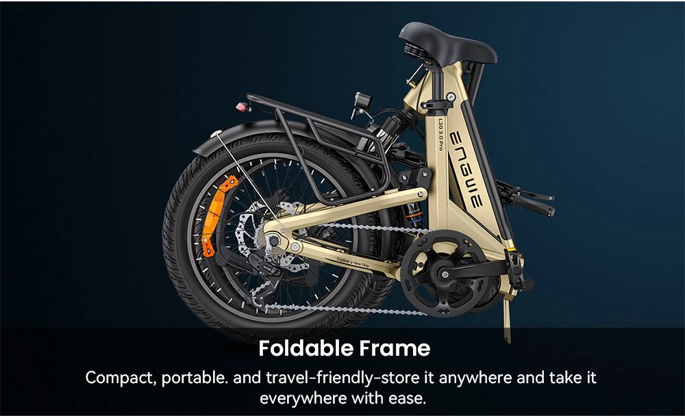 €1449 per ENGWE L20 3.0 Pro 250W 48V 15Ah, bici elettrica pieghevole con motore centrale, GPS e antifurto, autonomia da 160km, freni idraulici, doppia ammortizzazione ruote 20X3.0 offerta sul sito del produttore ENGWE 1 ENGWE L20 3.0 Pro bicicletta elettrica pieghevole