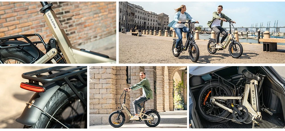 €1449 per ENGWE L20 3.0 Pro 250W 48V 15Ah, bici elettrica pieghevole con motore centrale, GPS e antifurto, autonomia da 160km, freni idraulici, doppia ammortizzazione ruote 20X3.0 offerta sul sito del produttore ENGWE 10 Engwe L20 3.0 Pro