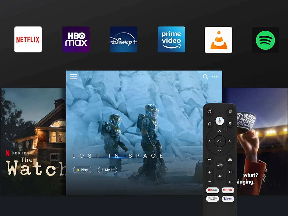 Renoveret ETOE E3 Pro - FHD-projektor til en meget lav pris fra EU-lager! 3 stk. Renoveret ETOE E3 Pro set fra siden