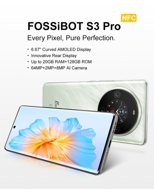 FOSSiBOT S3 Pro 4G Smartphone 6.67