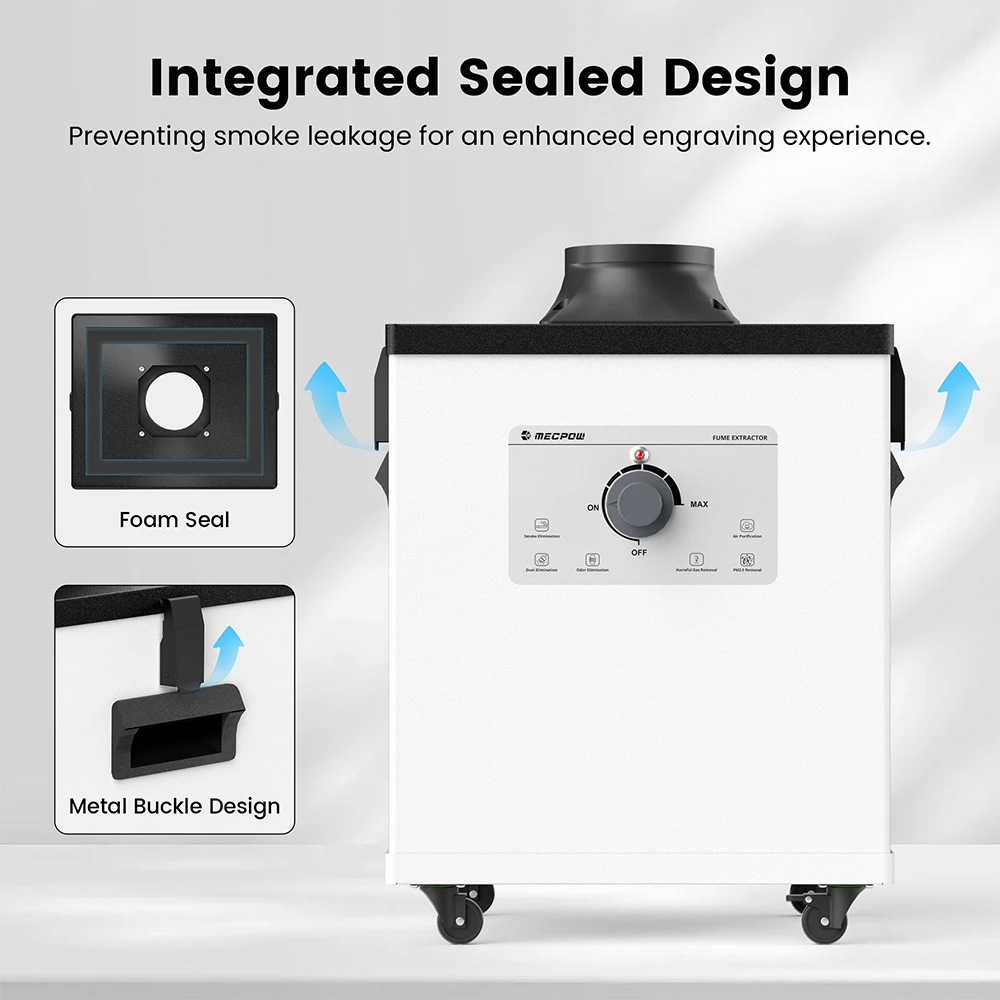 Mecpow P150 150W Fume Extractor for X4 Pro/FC1/FC2/FC3 with 3-Stage Filtration