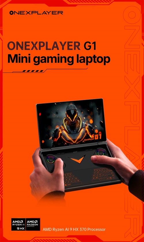 One Netbook OneXPlayer G1 Gaming PC AMD AI 9 HX 370 32GB+2TB