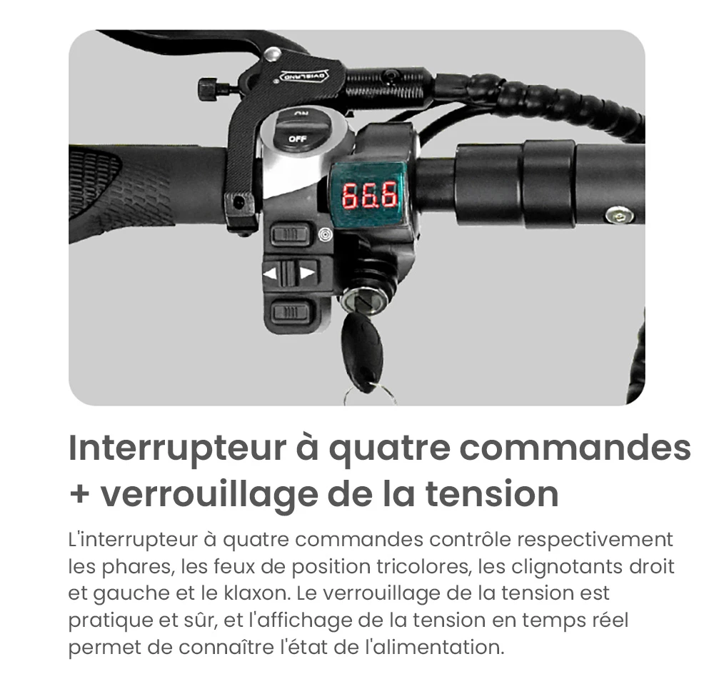 Trottinette électrique BOYUEDA S3-11, moteur 2*3000W, batterie 60V 38AH, pneu 11 pouces, vitesse maximale 85km/h, autonomie 120km, freins à disque hydrauliques doubles, amortisseur hydraulique, écran LCD