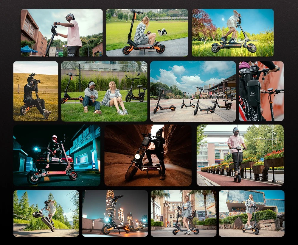 Kukirin G2 Mise à jour 2025 Trottinette électrique pliable , Moteur 800 W, Batterie 48 V 15 Ah, Pneu 10 pouces, Vitesse maximale 45 km/h, Autonomie 55 km, Écran tactile, Frein à disque, Système 7 lumières - Noir